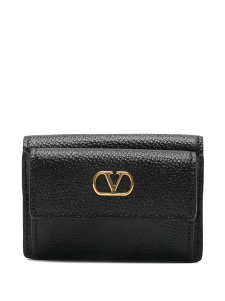 Portofel Valentino Garavani din piele negru