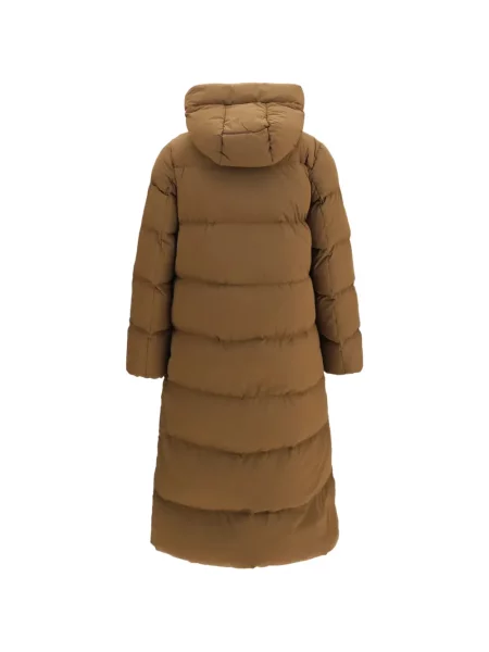 Palton Woolrich cu glugă maro