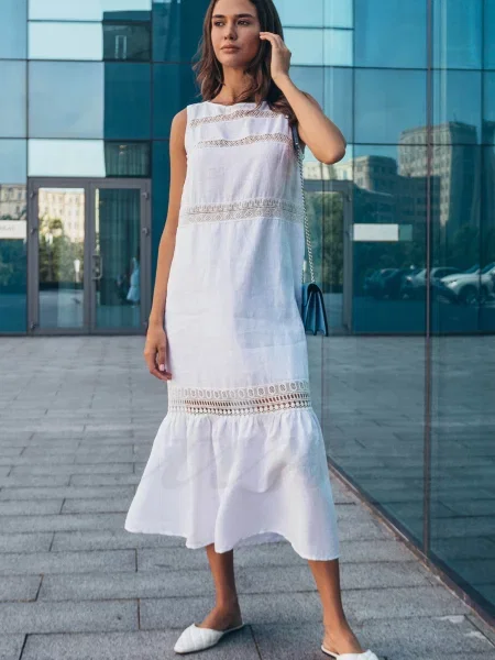 Сарафан білий