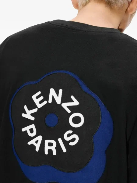Tricou Kenzo cu model floral negru