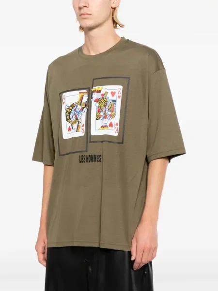 Tricou Les Hommes verde