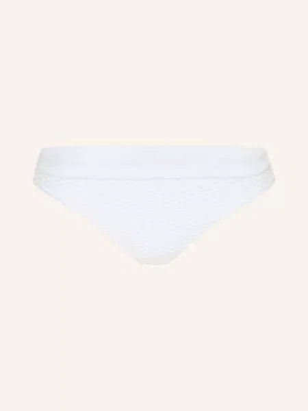 Seafolly Dół Od Bikini Basic High Tide weiss białe