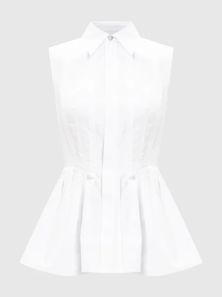 Сорочка CERTOSA без рукавів Max Mara Sportmax біла