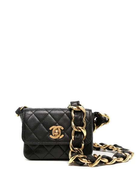 Mini kabelka Chanel Pre-owned bílá