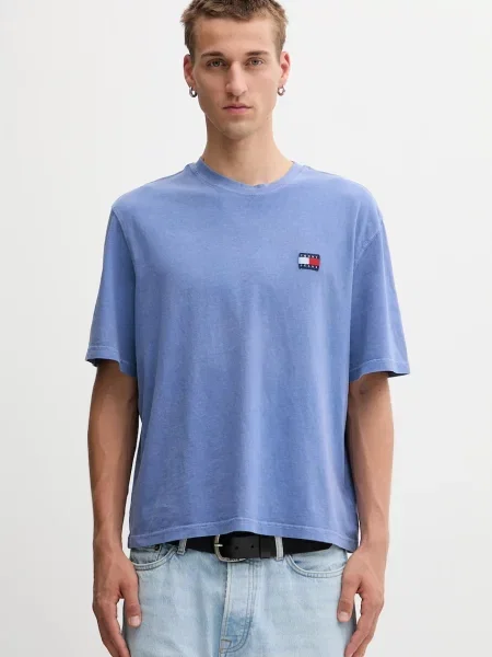Tričko Tommy Jeans modrá