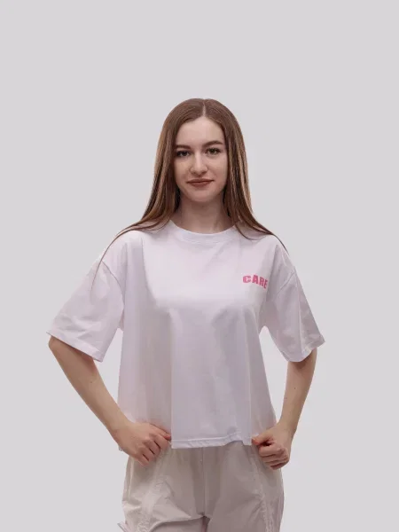 Футболка LUMO віскоза/поліестер білий