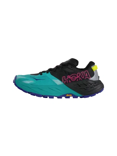 HOKA Běžecká obuv SPEEDGOAT 7 tyrkysová / pink stříbrná černá