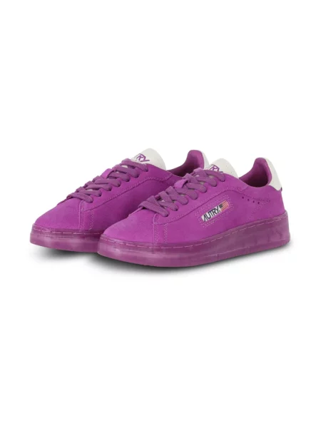Sneakersy Autry skórzane fioletowe