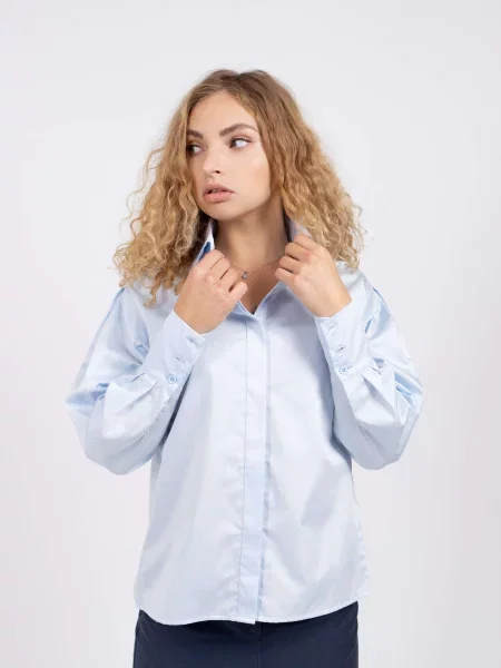 Рубашка Feel And Fly голубая