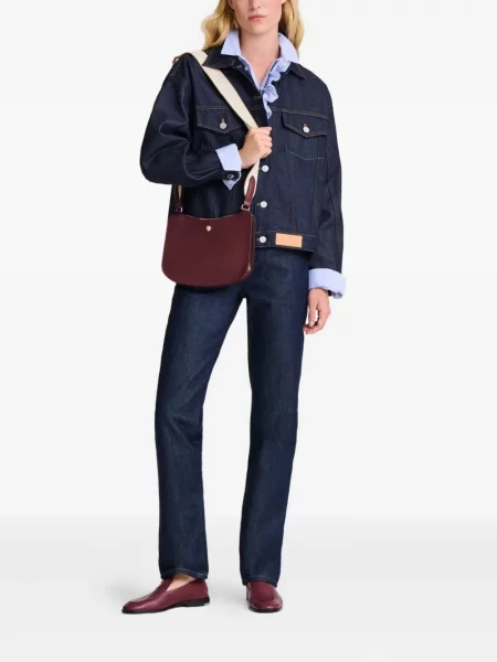 Geanta crossbody Longchamp maro