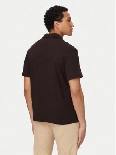 Lacoste Polo majica Temno rjava