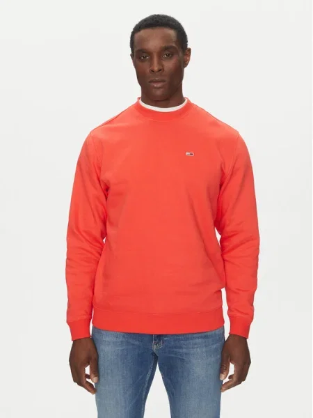 Tommy Jeans Суитшърт оранжев
