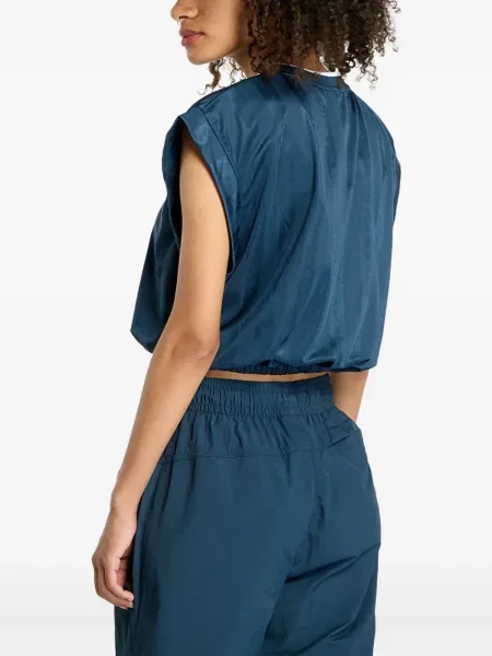 Tricou Nike scurt din dantelă alb