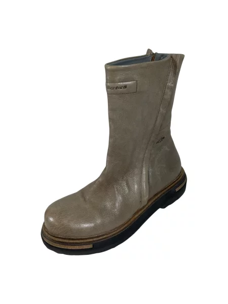 Buty do kostki Patrizia Bonfanti skórzane szare