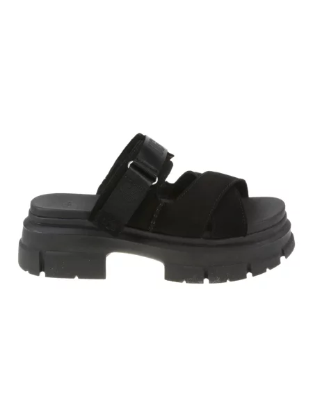 Klapki Ugg zamszowe czarne