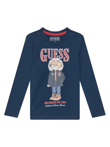 Μπλούζα Guess μπλε