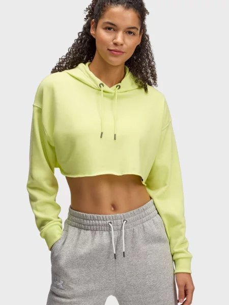 Укорочена махрова спортивна кофта Under Armour