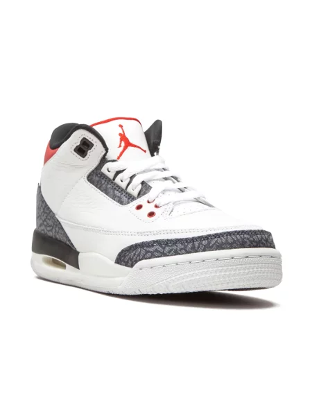 Sneakersy dziecięce Jordan 3 Retro białe