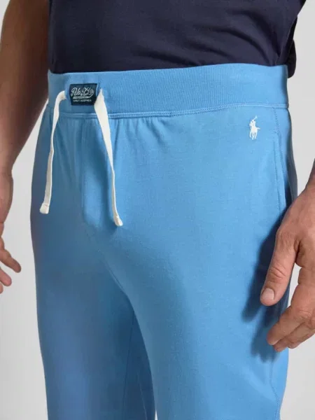 Piżama Polo Ralph Lauren Underwear z autografem niebieska