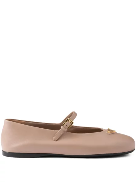 Balerini Prada din piele roz