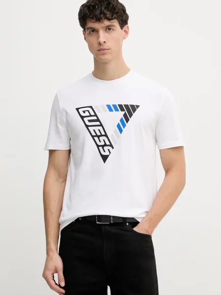 Guess T-shirt ανδρικό FOLCO λευκό