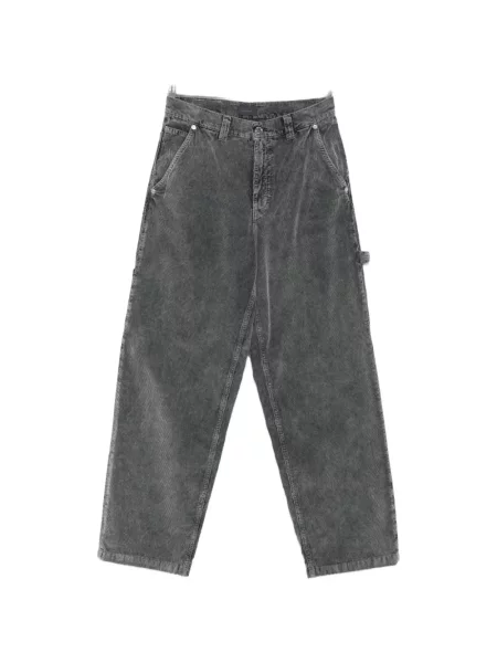 Pantaloni Haikure de catifea cord gri