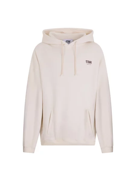Bluza z kapturem Golden Goose z kapturem beżowa
