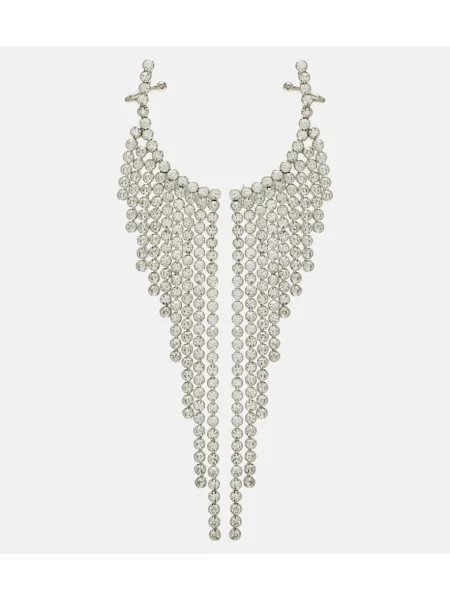 Cercei Rabanne argintiu