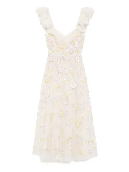 Odgovarati haljina Needle & Thread sa šljokicama