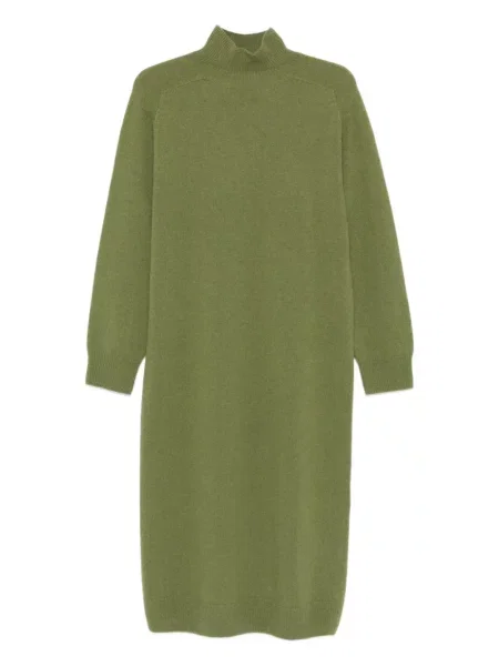 Rochie midi Drykorn tricotate până la genunchi de costum verde