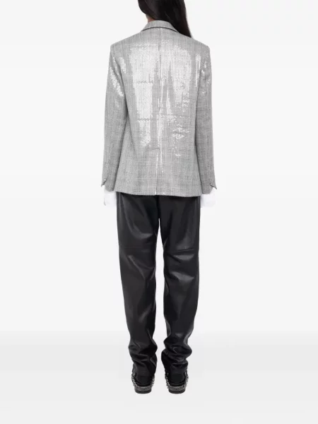 Sacou Zadig&voltaire cu paiete în carouri negru
