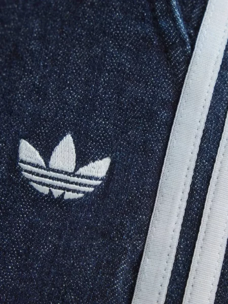 Široké džíny Adidas modré