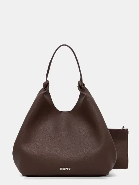 DKNY geantă shopper pentru femei PAULA maro