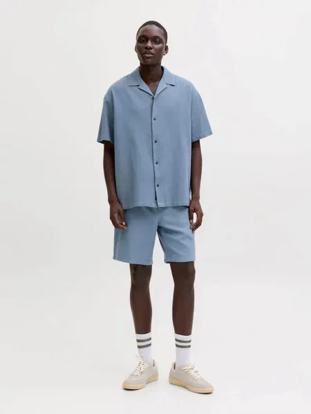 Повседневные короткие шорты Jack & Jones синие