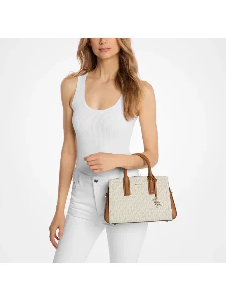 MICHAEL Michael Kors torebka beżowy biała