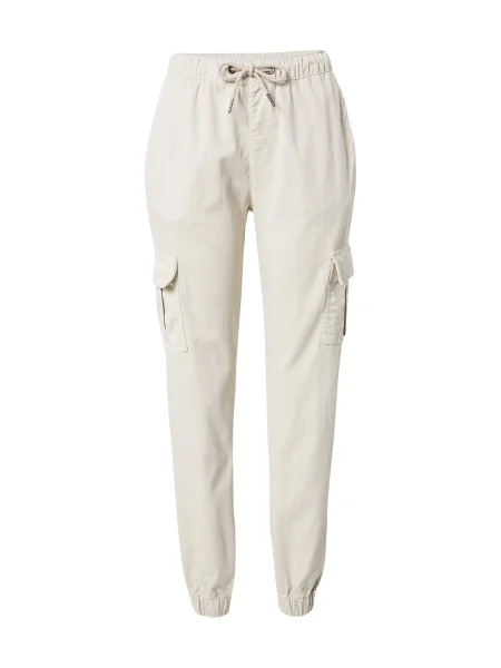 Pantaloni cargo Urban Classics cu talie înaltă alergare fără armătură alb