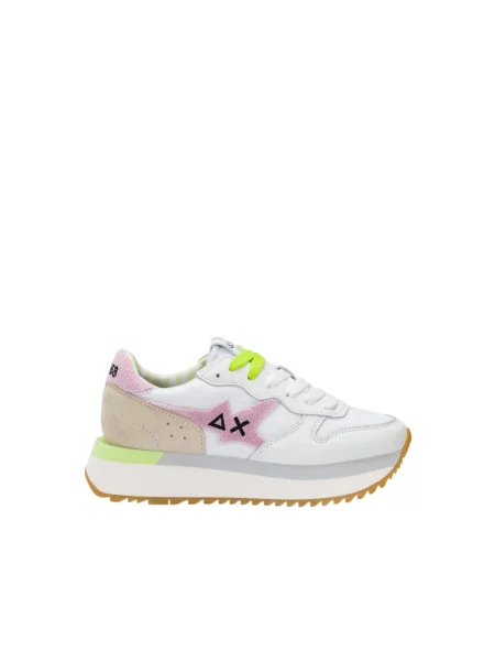Sneakersy Sun68 białe