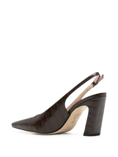 Pantofi cu toc Stuart Weitzman slingback maro