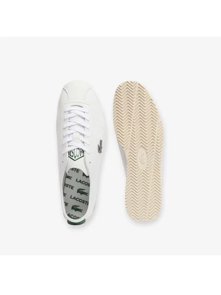 Lacoste Skórzane Sneakersy Club-Low biały