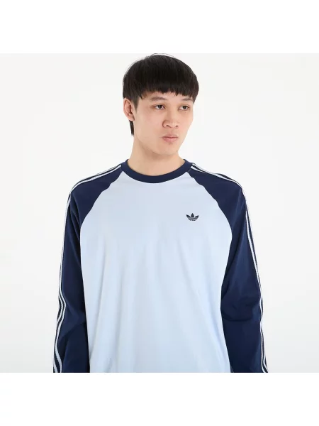 T-shirt adidas Bc Ls Cali Tee Crsk/ Night Indigo S μπλε