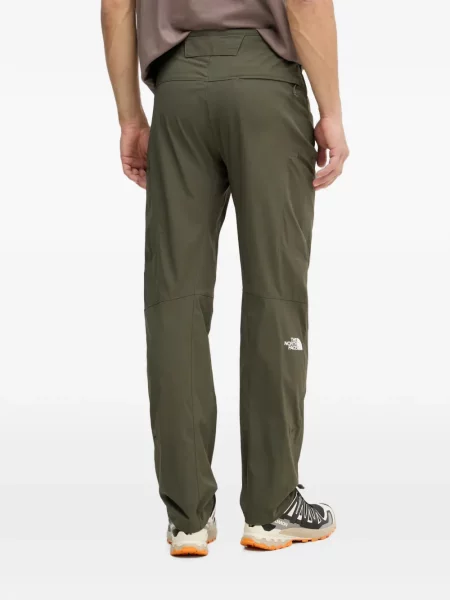 Pantaloni The North Face de drumeție verde