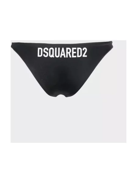 Bikini Dsquared2 z logo czarne
