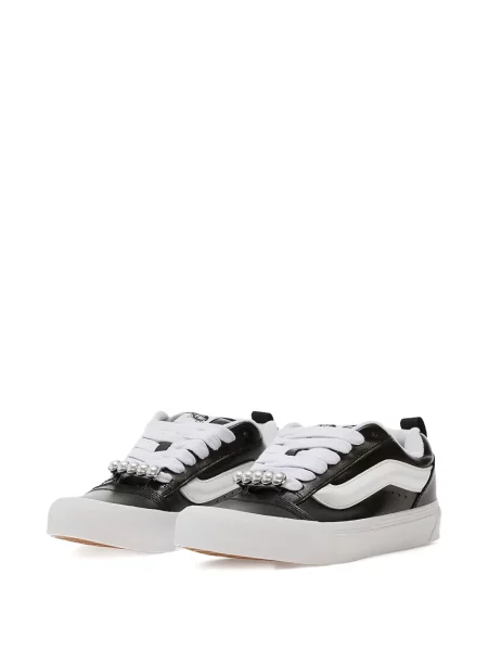 Sneakerși Vans din piele negru