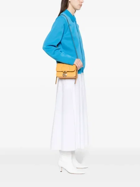 Geanta crossbody Longchamp portocaliu