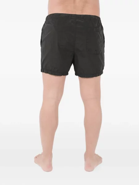 Slip de baie Stone Island cu strasuri negru