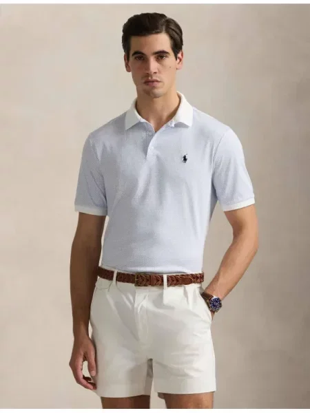 Tricou polo Polo Ralph Lauren alb