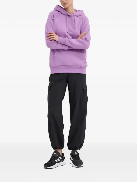 Hanorac cu glugă Under Armour cu cordon violet