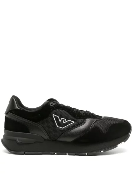 Sneakerși Emporio Armani plasă negru