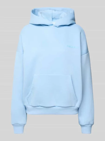 Bluza z kapturem z nadrukiem z logo i kieszenią kangurka Review