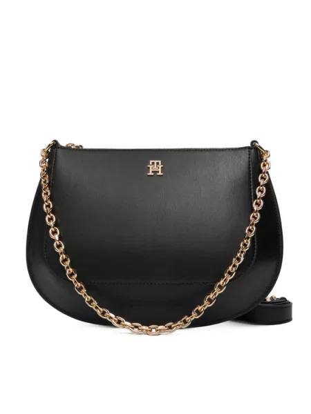 TOMMY HILFIGER Torba za čez ramo črna
